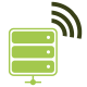 IoT- servers connected -small icon